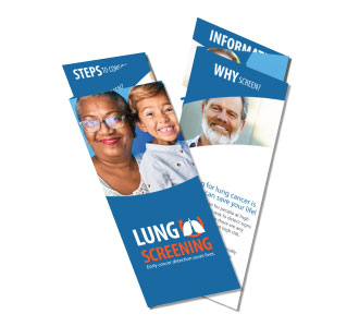 Lung cancer screening brochure